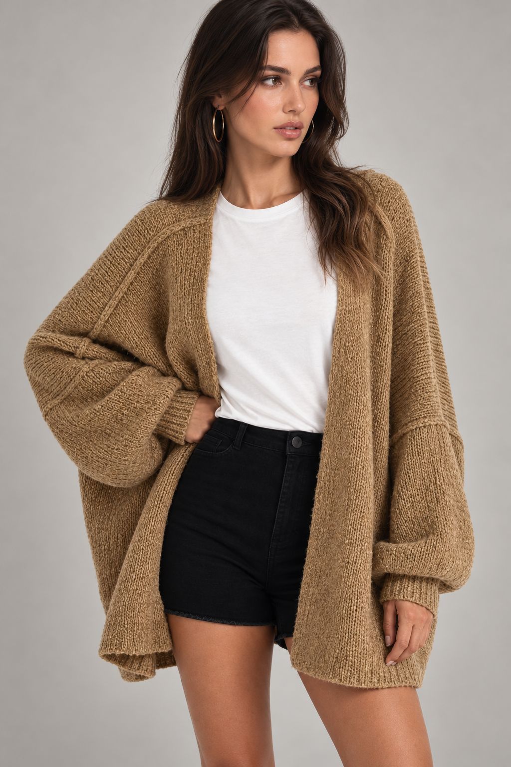 VAYA® Oversized Knit Cardigan